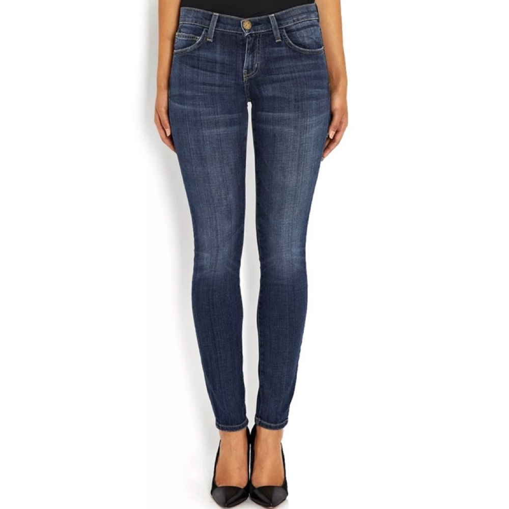 Current Elliott The Ankle Skinny Loved Mid Wash